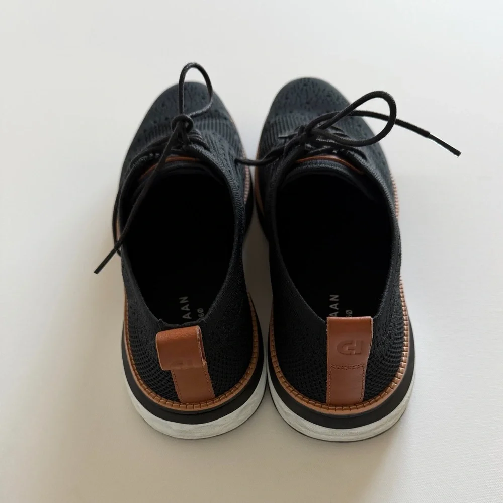 Cole Haan zero grand Men's Black Knit Oxford Shoes -grand 360- size 13 medium